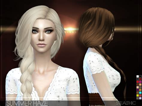 Summer Haze Female Hair By Stealthic At Tsr Sims 4 Updates