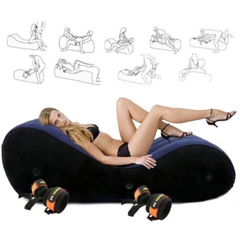 Toughage Inflatable Sofa Bed Love Position Chair Pillow Cushion For Couples Cuff Ebay