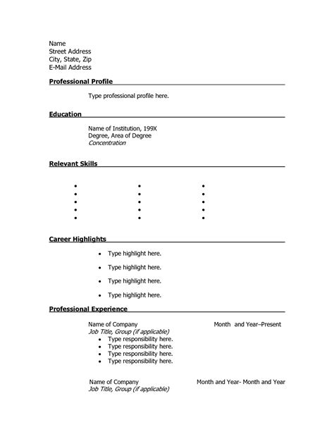 100 Free Printable Resume Templates Online Resume Template Resume Pdf