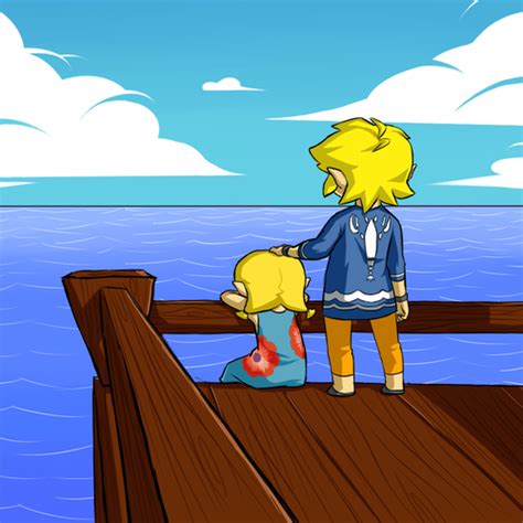 My Favorite Fictional Brother And Sister Pairing Link And Aryll From Wind Waker Zelda Skyward