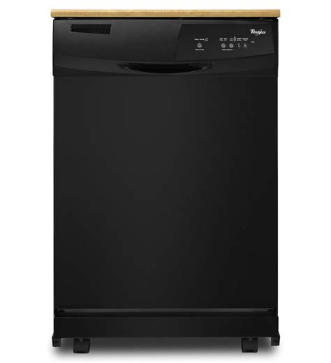 The electric pump circulates water through the pipes into the jets for disbursement. Whirlpool WDP350PAAB Portable Full Console Dishwasher with ...