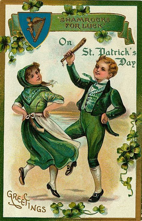 Vintage St Patrick S Day St Patricks Day Cards St Patrick Happy St Patricks Day