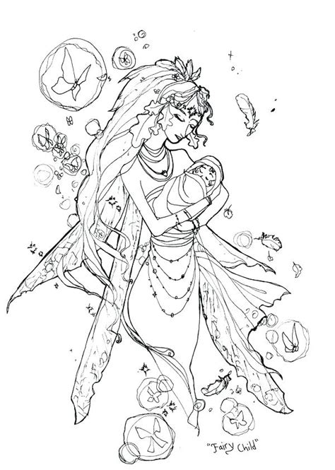 Fairy myth mythical mystical legend elf fairy fae wings fantasy elves faries sprite nymph pixie faeries coloring pages colouring adult detailed advanced printable kleuren voor. Gothic Coloring Pages Printable at GetColorings.com | Free ...