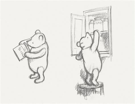 Shepard, the original illustrator of winnie the pooh. Winnie-the-Pooh -- Two Preparatory Sketches | Flickr - Photo Sharing!