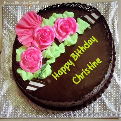 ️ Chocolate Birthday Cake For Christine