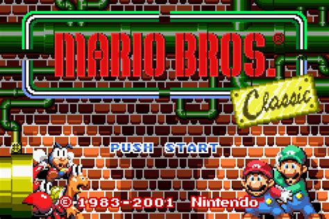 Game Boy Advance Mario Bros Classic Retrospective Goomba Stomp