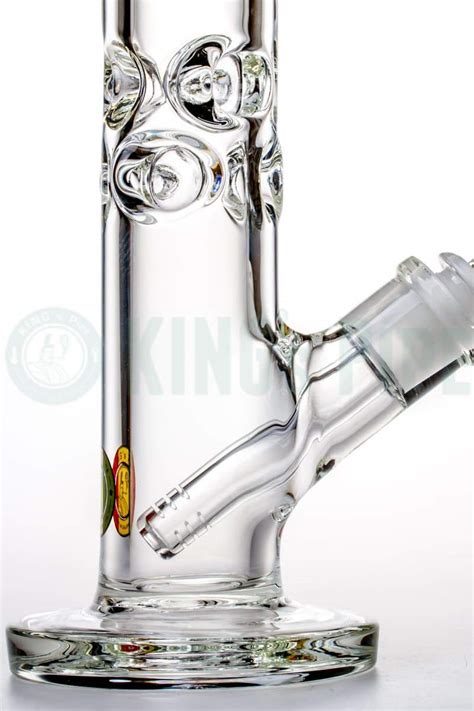 12 9mm Thick Straight Tube Bong Kings Pipe Glass