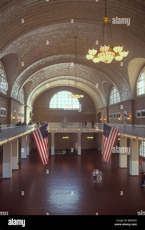 Ellis Island Immigration Museum New York Stock Photo Alamy