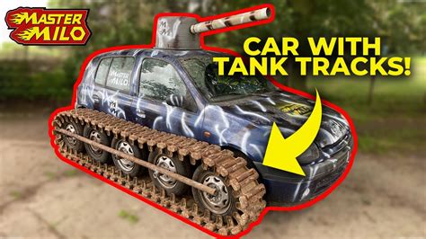 Real Tank Tracks On Car Youtube