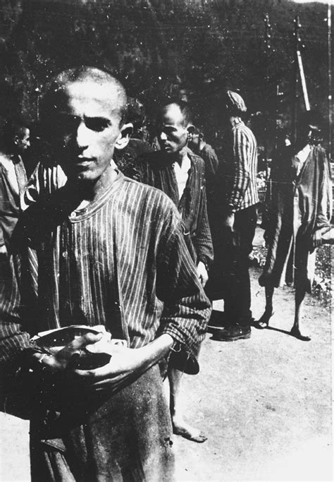 Close Up Of A Survivor In The Ebensee Concentration Camp Collections Search United States