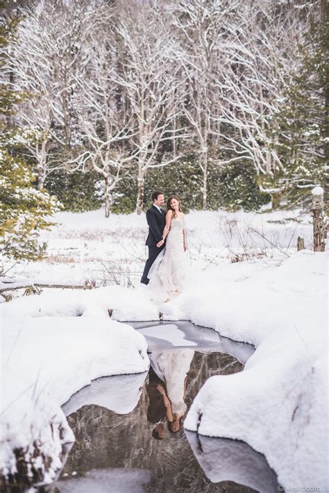 Winter Snow Wedding Photos In Boone North Carolina