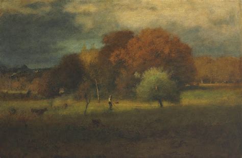 George Inness 1825 1894 Tenafly Autumn Christies