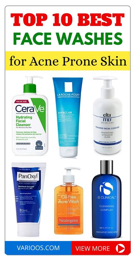 10 Best Face Washes For Acne Prone Skin In 2021 Best Face Products