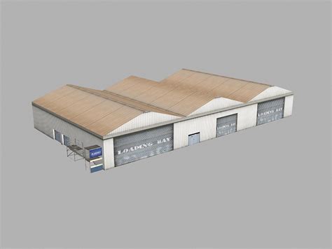 Commercial Warehouse 3d Model 3ds Max Files Free Download Cadnav