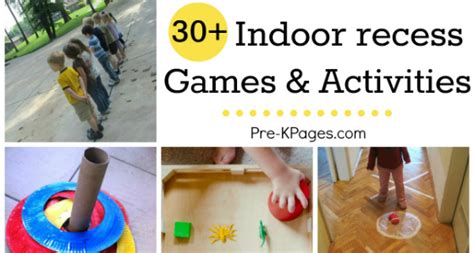 Playing games is a great way to get to know your students. Indoor Recess Games for Preschoolers