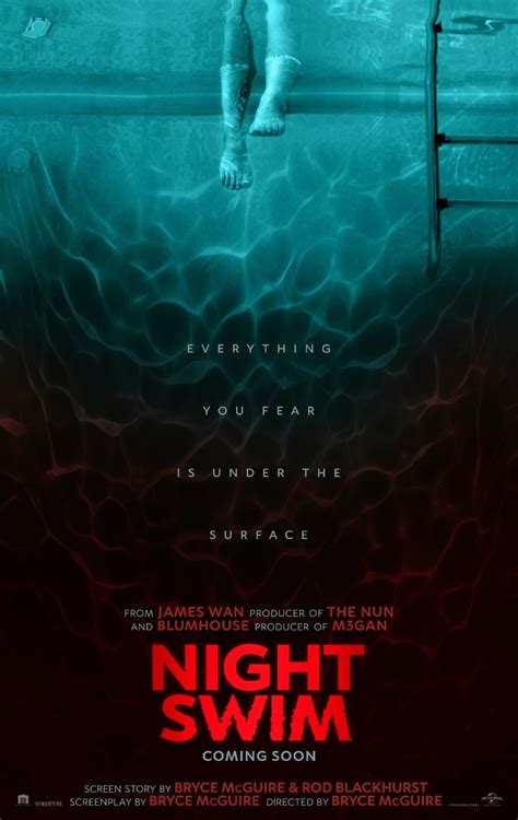 night swim trailer wyatt russell and kerry condon face a malevolent force hiding in their