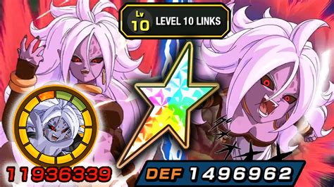 100 Phy Transformed Evil Android 21 Level 10 Links Showcase Dragon