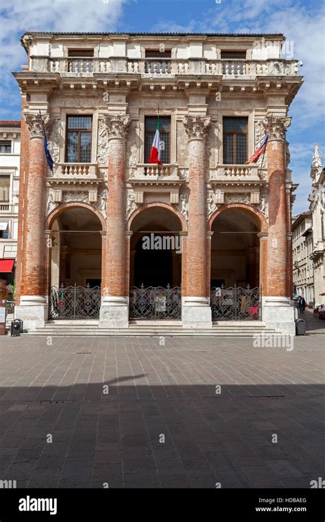 Palazzo Del Capitanio By Piazza Dei Signori In Vicenza Italy Stock