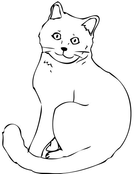 Cat Coloring Pages Cat Coloring Pages Cat Coloring Pages Cat BEDECOR Free Coloring Picture wallpaper give a chance to color on the wall without getting in trouble! Fill the walls of your home or office with stress-relieving [bedroomdecorz.blogspot.com]
