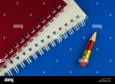 Short Pencil With Notepad Stock Photo Alamy