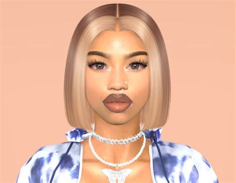 a cute black girl — aleah streeter sim download traits pretty sims hair sims sims 4 cc