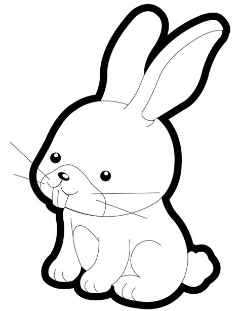 Rabbit Cartoon Drawing Clipart Best