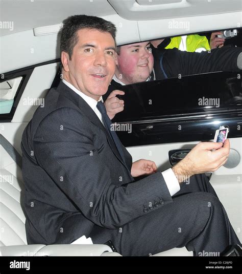 Simon Cowell Leaving The Fountain Studios After The Semi Final Of The
