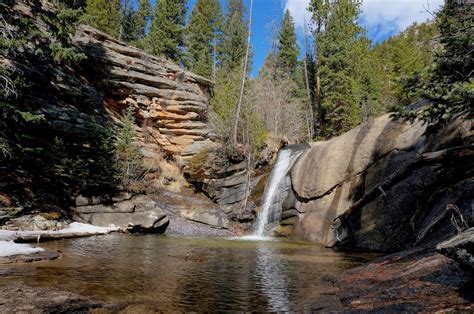 Go Hike Colorado West Creek Falls Rocky Mountain