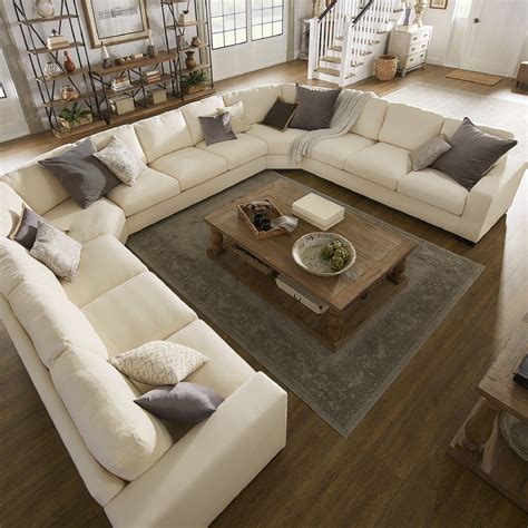 U Shaped Living Room