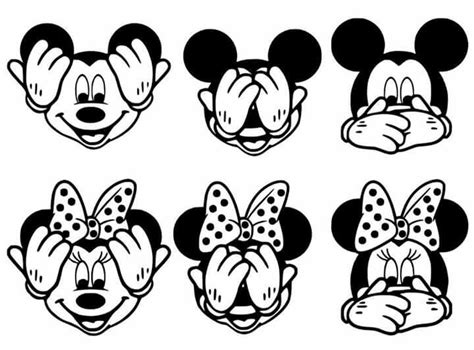 Pin by Marga Plomp on Disney | Disney silhouettes, Mickey mouse art