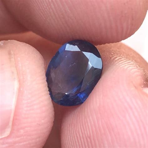 Burma Blue Sapphire Certified Natural Unheated Oval Cut Etsy