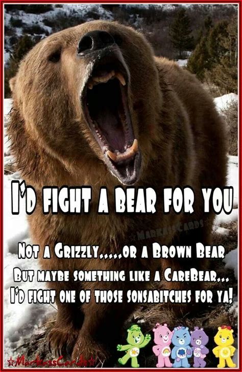 Good Friends Would Underdtsnd Bear Jokes Poke The Bear Funny Bears