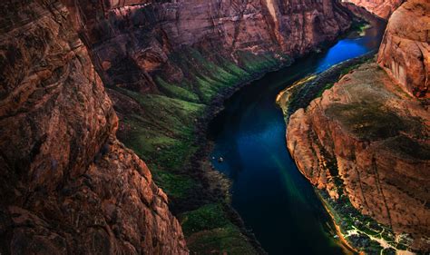 Papel De Parede Panorama Pedras Grand Canyon Eua Montanhas Rio