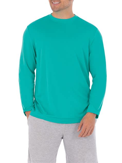 Athletic Works Mens And Big Mens Active Performance Long Sleeve Crew