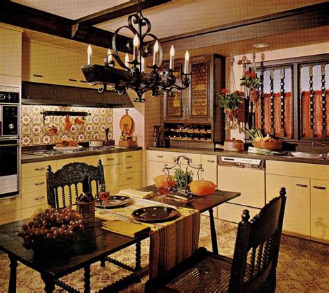 Browse photos of kitchen designs. 1970s kitchen design - one harvest gold kitchen decorated ...