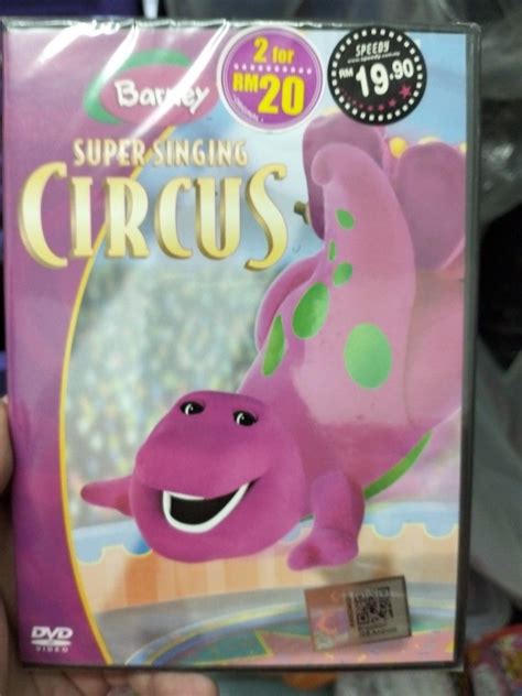 Barney Super Singing Circus Dvd Hobbies And Toys Music And Media Cds