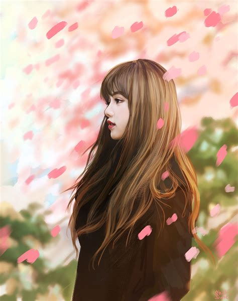 Lisa Blackpink Anime Drawing Free Wallpaper Hd Collection Free Nude