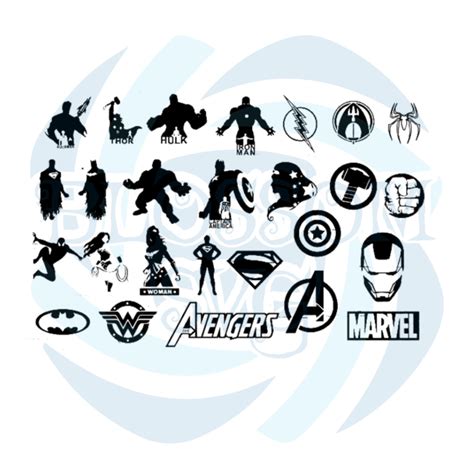 Avengers Bundle Svg Tv Show Svg Iron Man Svg Avengers Svg Marvel