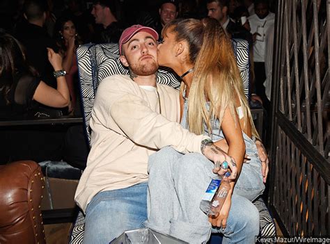 Ariana Grande Kisses Mac Miller And Sits On His Lap At Vmas After Party Celebs Talks
