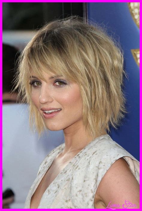 19 Chin Length Layered Bob With Bangs Short Hairstyle Trends The