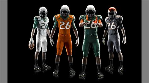 Miami Hurricanes Football Uniforms 2022