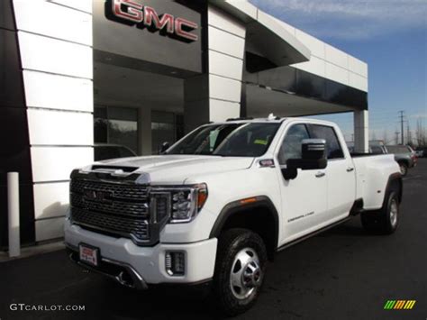 2021 Summit White Gmc Sierra 3500hd Denali Crew Cab 4wd 141247645