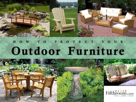 How To Protect Your Outdoor Furniture