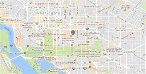 New york has soul, los angeles has money, and the district of. Map of Downtown Washington DC | Kimpton Hotel Monaco DC
