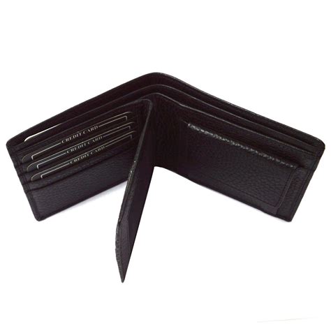 Leather Black Men's Credit Card Wallet, Moochi By Reliance First | ID