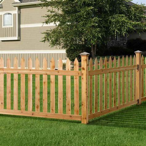 3.5 ft. x 6 ft. Rough-Sawn Picket Fence Panel Kit - Yard & Home