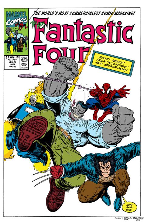 Fantastic Four 348 Cover Recreation By Dalgoda7 By Listerrd52169 On