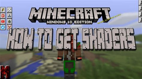 Does this work for the windows 10 edition? Minecraft Windows 10 Edition Beta How To Get Shaders - YouTube