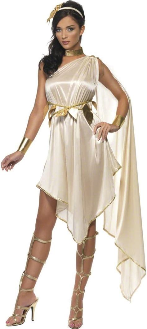 net toys griechische göttin kostüm antike verkleidung s 36 38 kleid römerin tunika damenkleid
