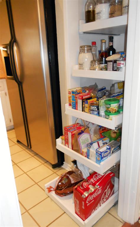 Shelf space a minimum of 18 inches away to allow. Extended Shelf Life | Pull out pantry shelves, Diy pull ...